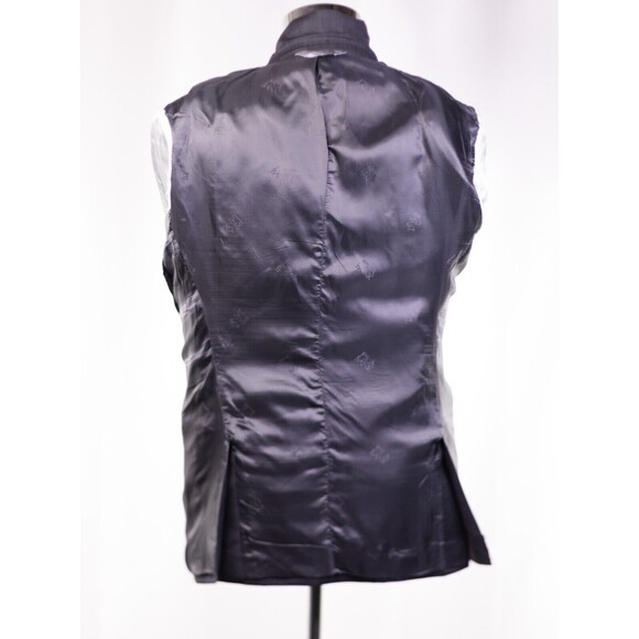 Jos A Bank Signature Platinum Italy Made Micro Check 2 button Wool Jacket 40r - Picture 10 of 13